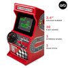 Thumbs Up Mini Arcade Racing Machine: Handheld Console with 30 Pre-Loaded 8-Bit Games, 2.4" LCD Screen, Steering Wheel, Gear Stick, Control Buttons, Games Console