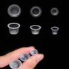 Tattoo Ink Caps Cups - 100pcs Disposable Tattoo Ink Cups Small,Tattoo Pigment Ink Caps 9mm For Tattooing, Tattoo Machine,Tattoo Supplies,Tattoo Needles,Tattoo Kits (Small.9mm—100PCS)