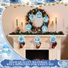 Chiisong 48 Sets Winter Christmas Craft Kit for Kids DIY Winter Polar Ornaments Craft Make Your Own Xmas Sticker Winter Holiday DIY Project for Winter Christmas Holiday Tree Home Decoration Supplies