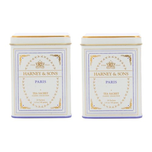 Harney & Sons Black Tea, Paris, 20 Sachets (Pack of 2)