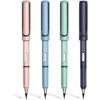 Everlasting Pencil Infinite Pencil, Infinity Pencil With Eraser, Inkless Magic Pencils, Portable Reusable Erasable Writing Pencil (4 Pcs) (Multicolor)