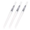 Refillable Cuticle Oil Pen, 3PCS Empty Nail Oil Pen, Reusable Pinch Press Pen, Portable Sub-Bottling Pen for Lip-Gloss Foundation Lotion Cosmetics, Clear Applicator Pen for Nail Lip Face Body Care,6ML
