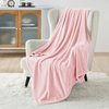 Bedsure Fleece Blanket Throw Pink - 300GSM Blankets for Couch, Sofa, Bed, Soft Lightweight Plush Cozy and Throws Toddlers, Kids, Girls