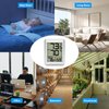 Indoor Outdoor Thermometer Hygrometer Wireless, Urageuxy Digital Temperature Humidity Monitor with 328ft Range Remote Sensor for Home, Greenhouse, Refrigerator, ℃/℉ Switch Optional (White)