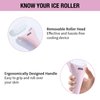 Nykaa Naturals Ice Roller Massage for Face Toning - Reduces Clogged Pores - Improves Absorption - Releases Neck Stiffness - Pink - 1 pc