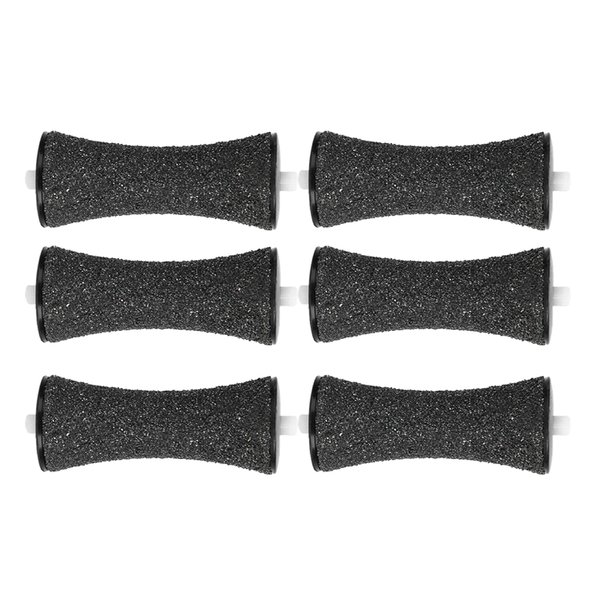GOMINYUF 6 Pack Replacement Roller for Amope Pedi Foot File, Upgrade Concave Shape Roller for Cracked Heel-Extra Coarse