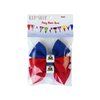Haiti Flag Hair Bow Girls Women Hair Accessories Cultural Multicultural School Events QXP Shop