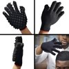 WULI PEACH Hair Curl Sponge Gloves, Magic Curly Barber Curling Twist Sponge Gloves Brush, Hair Brush Sponges for Black Men Curls Natural Hair Women (2pcs)