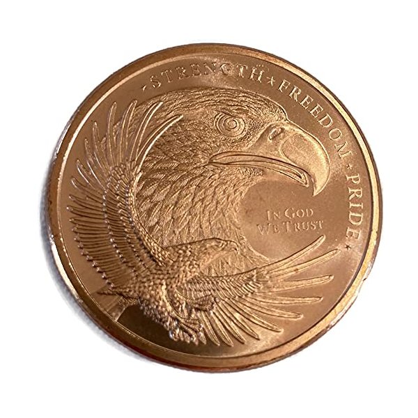 American Eagle Copper Round - 1 oz 0.999% Fine Copper Coin - Collector's Edition