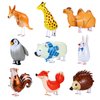 9 Pack Zoo Animal Balloons 25" Walking Animal Balloons Animal Theme Party Decorations, Baby Shower Birthday Party Supplies