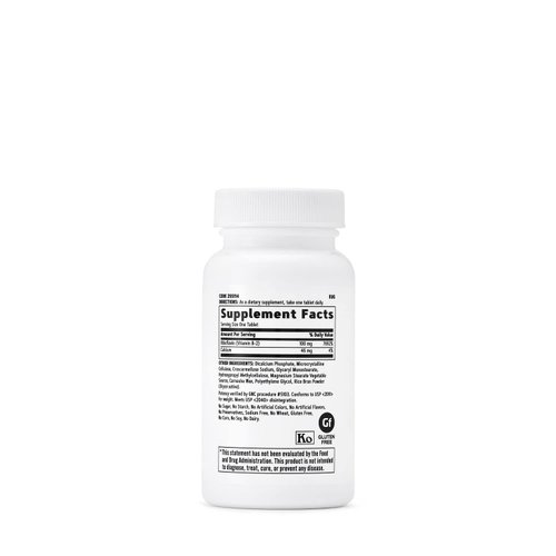 GNC Vitamin B-2 100mg, 100 Tablets, Metabolizes Fats, Carbohydrates and Proteins