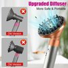 Portable Hair Diffuser Attachment for Dyson for Airwrap HS05 HS03 HS01, Hair Dryer Diffuser Nozzle Converting for Airwrap Styler To Hair Dryer, Gold