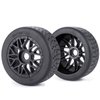 CNszlan 1/7th RC Car Wheel Rims Tires Upgrades for 1/7th RC Car Arrma Limitless F1，4PCS