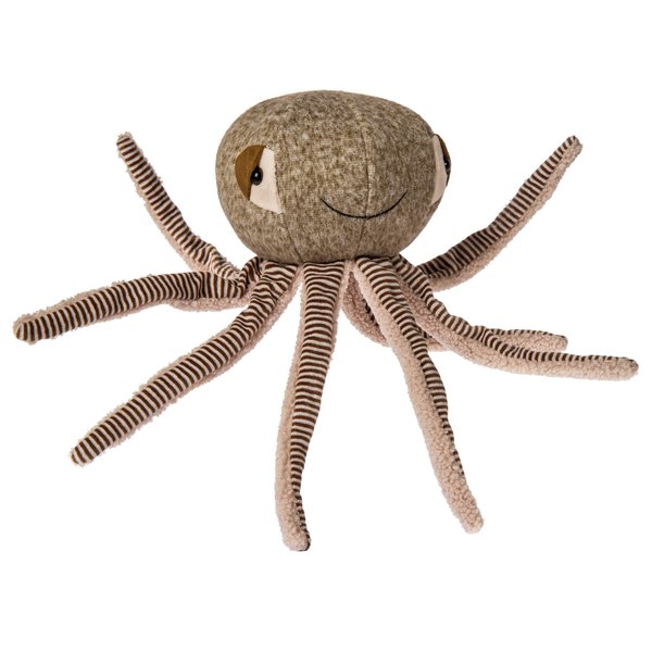 Mary Meyer FabFuzz Stuffed Animal Soft Toy, 14-Inches, Sir Saltz Octopus, Doggy