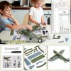 LILCRUIBAO STEM Projects for Kids Ages 8-12 12-16, 258 Pieces Erector Sets Airplane Model kit, Model Aircraft Metal Building Toys Birthday Christmas Gifts for 10-14 Year Old and Up Boys Girls Adults