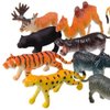 ArtCreativity Safari Animal Figurines Set for Kids - Pack of 12 - Assorted 2.5 Inch Small Animal Figures - Sturdy Plastic Toys - Fun Zoo Theme Birthday Party Favor- Great Gift Idea for Boys & Girls