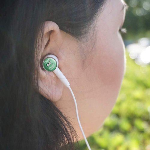 GRAPHICS & MORE Cows Vegan So You Don't Have to Be Funny Humor Novelty in-Ear Earbud Headphones