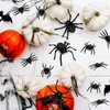 Rtisaeu 50PCS Plastic Spiders Halloween, Three Size Fake Spider, Halloween Prank Prop Joke Toys for Halloween Decorations