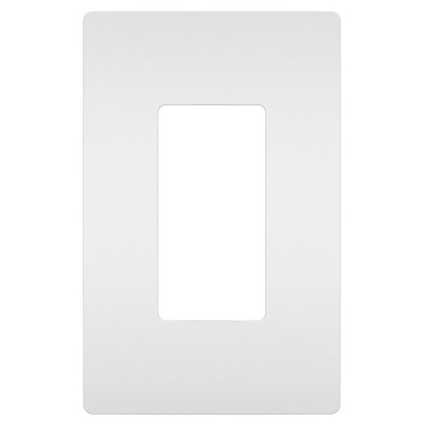 Legrand radiant RWP26WCC10 Screwless Wall Plates, 1 Gang, One Decorator Rocker GFCI Cover, White (1 Count)