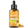ARCHIDATE Vitamin C Turmeric Face Oil, Turmeric Facial Oils for Face Anti aging, Reduce Wrinkles & Fine Lines, Firming Skin, Dark Spot Remover, Even Skin Tone, Hydrate Dry Skin, Enhanced Skin Barrier