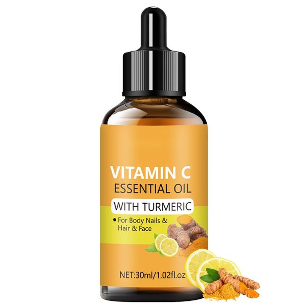 ARCHIDATE Vitamin C Turmeric Face Oil, Turmeric Facial Oils for Face Anti aging, Reduce Wrinkles & Fine Lines, Firming Skin, Dark Spot Remover, Even Skin Tone, Hydrate Dry Skin, Enhanced Skin Barrier
