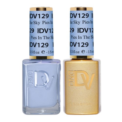 DND Gel Diva Polish Set - 1 each of Gel Polish and Nail Polish, 129 Pies in the Sky, 0.5 Fl Oz