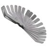 ABN Universal Standard SAE and Metric Offset Valve Feeler Gauge 16-Piece Blade Tool for Measuring Gap Width/Thickness