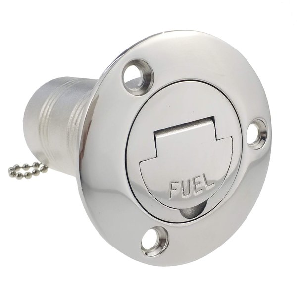 NRC&XRC 2INCH(50mm) Boat DEO Deck Fill/Filler with Keyless Cap Marine 316 Stainless Steel Hardware for Boat Yacht Caravan