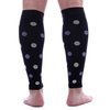 Doc Miller Calf Compression Sleeve Men Women, 20-30mmHg Medical Grade Leg Compression Sleeve for Shin Splints, Varicose Vein & Calf Muscles Recovery, 1 Pair Medium Black Violet White Polka Dots