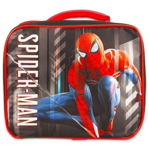 Spiderman Lunch Box Travel Activity with Spiderman Coloring Book and Stickers for Boys Girls Kids