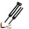 LAJA Imports Limited Edition - Tactical Black - Set of 2 Pcs Aluminum Sensory Tuning Fork C 128 512