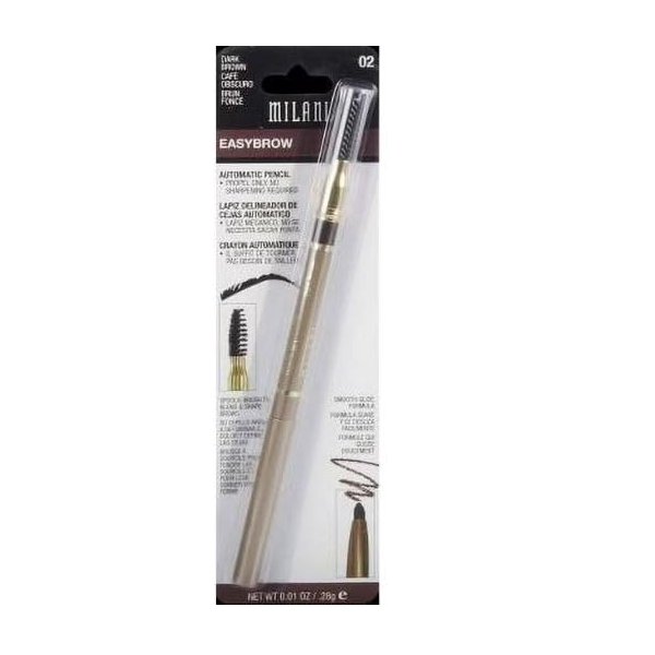 2 Pack Easy Brow Automatic Pencil, Dark Brown 02