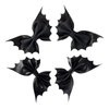 4Pcs Bat Hair Bow Clips for Girls Women Halloween Costume Hair Accessories Party Decorations