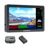FEELWORLD T6 6 Inch Camera Field DSLR Video Monitor Aluminium Housing with F550 2200mAh Battery and Bag, Waveform LUT HDR 4K HDMI 1920x1080 IPS Lightweight for Vloggers Photographers Content Creators