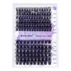 Individual Eyelashes Lash Clusters C/D Curl DIY Eyelashes Wide-stem Lash Clusters 12-16mm Thin Band Cluster Lashes Soft and Wispy Clusters Comfortable Lash Clusters（Hybrid/Volume-0.07C, 12-16mm Mixed）