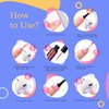 TWOEIGHT Gel Nail Polish Liner Nail Art 12 Colors 8ml Reflective Glitter Gel Flash Diamond Painted Polish Gold Silver Pink Gel Kit Soak Off UV Nail Art Design Set DIY Manicure Gifts for Women