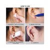 4 Pack Ear Piercing Gun Kit, SLVIEKAE Disposable Ear Piercing Gun with Silver Earring Studs Safety Ear Piercing Gun Kit Tool (3mm)