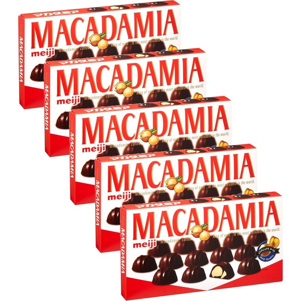 Meiji Macadamia Chocolate 2.26oz (5 Pack)