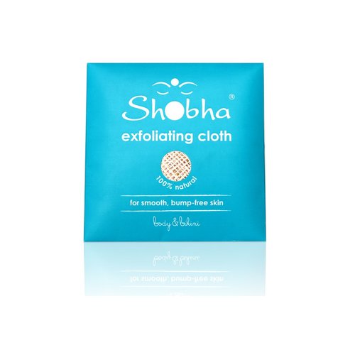 Shobha Exfoliating Cloth – Reusable Natural Body Scrubber – Remove Dead Skin and Prevent Ingrown Hairs – Washcloth Suitable for Sensitive Body and Bikini Areas – Shower Loofah Alternative