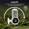 REPTI ZOO Upgraded Reptile Terrarium Thermometer Hygrometer,Digital Pet Temperature and Humidity Gauge with Suction Cup for Reptile Rearing Box Tank,4-Sides Mounting