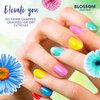 Blossom On the Mend Restoring Scented Portable Cuticle Oil Tube for Travel with Brush Tip, Infused with Real Flowers, 0.34 fl. oz/10ml, Hibiscus