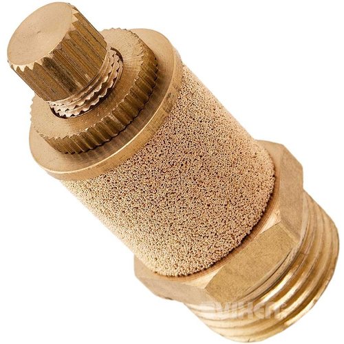 Vixen Air 1/2" NPT Dump/Slowdown/Silencer Flow Control Valve For Suspension - Bundle of two fittings VXA4012-2