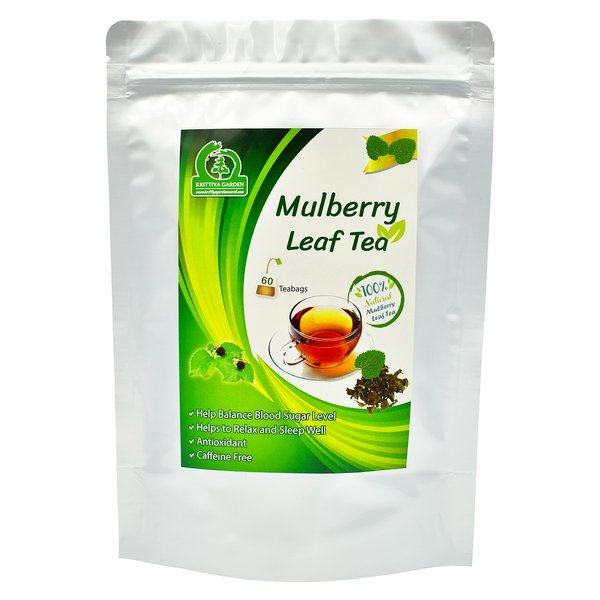 White Mulberry Leaf Tea 60-Teabags (Morus Alba)