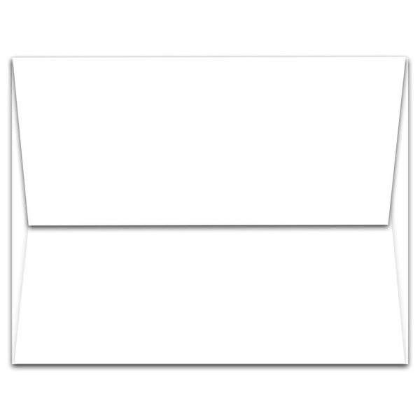 50 White A7 Envelopes - 7.25" x 5.25" - Square Flap