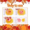 Joinor 16pcs Thanksgiving Cookie Cutters Stamps Biscuit Baking Tools Embossing Cookie Molds