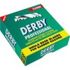 Derby & The Shave Factory Razor Blades | Black & Silver | Straight Edge Razor | Derby Single Edge Razor Blades | Shaving Kit from The Shave Factory (3 Pieces)