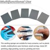 SACKORANGE 30 PCS 400-3000 Grit Hand Sanding Sponge Set, Ultra Fine Sanding Sponges Pads, Soft Foam Hand Sander Block Wet Dry Sandpaper for Model Plastic Toy Metal Wood Furniture Polishing