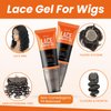 Brzeaf Lace Bonding Gel, Bold Hold Lace Gelly, Extreme Hold & New Brush Head Design, Bold Hold Lace Glue, Non-Greasy, Lace Glue & Wig Glue, Wonder Bond Holding Gel, for Women & Men
