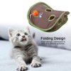 TOPINCN Cat Toy 9 Mouse Holes Pet Cat Interactive Toy Intelligence Trainning with Bell Ball Folding Creative Vocal Cat Mice Toy Hide Seek Toys