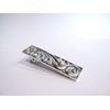 Generic Smaller silver metal filigree flower hair alligator clip barrette for fine thin (Pattern: Barrette), 1 Count (Pack of 1)